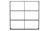 WALL SHELF METAL BLACK - CABINETS, SHELVES